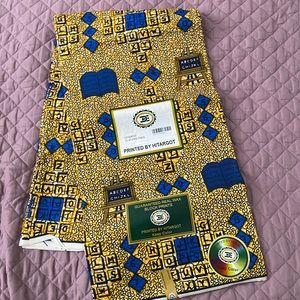 6yrds African Print Fabric Ankara School teacher
